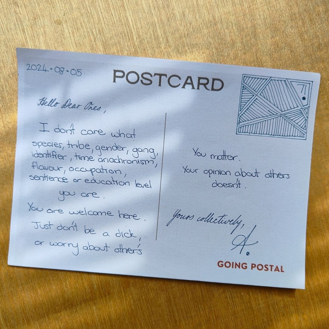 Going Postal 71 You matter 5 August 2024