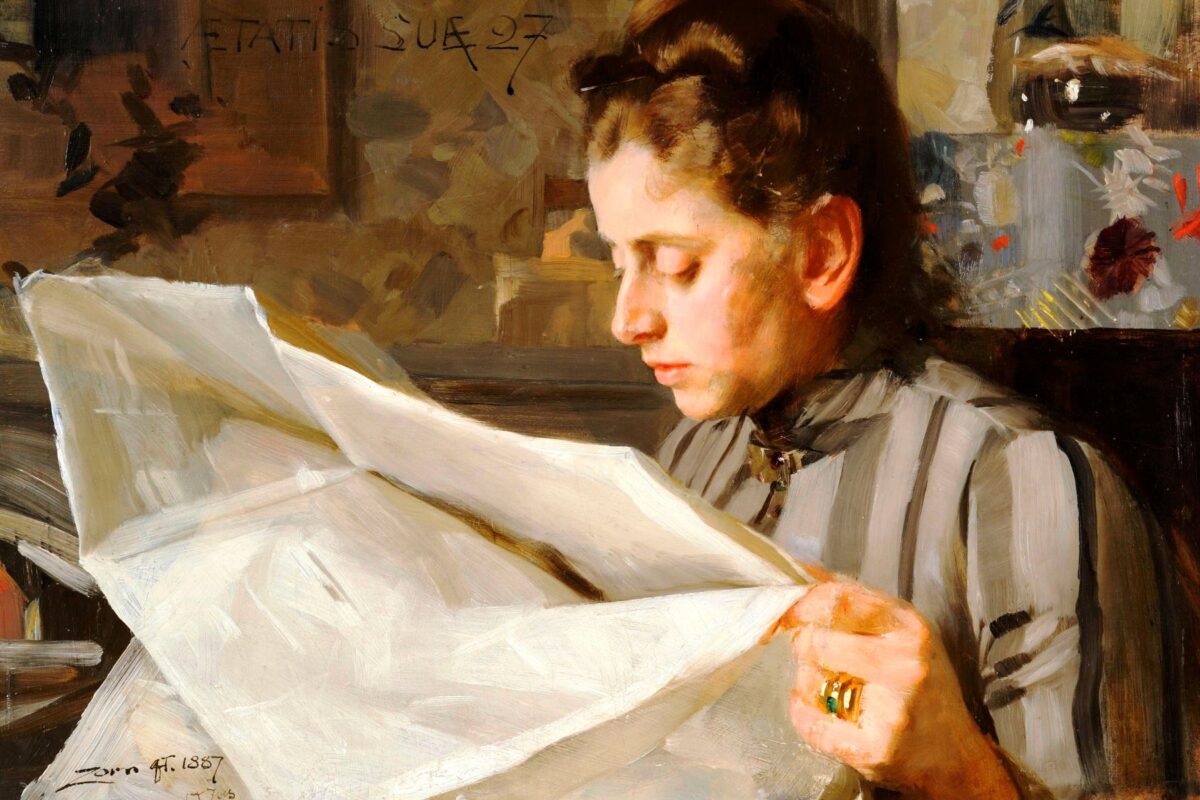 Going Postal 72 Check your sources
- Tue, Aug 6
Anders Zorn - Portrait of Emma Zorn, the artist's wife1887
