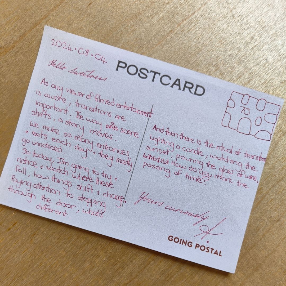 Going Postal 70 Transitions 4 August 2024